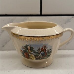 Vintage Cronin China Co. Courting Couple Creamer